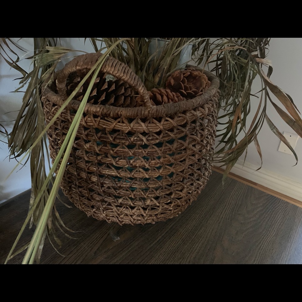 Beautiful Woven Pottery Barn Basket